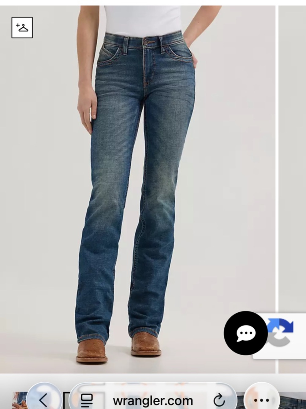 Wrangler Women's Q baby Bootcut Jeans